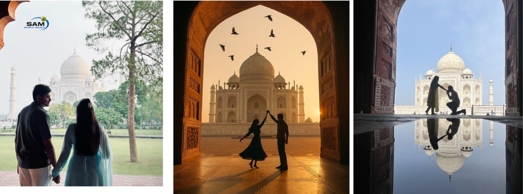 Best Poses for Couples at the Taj Mahal